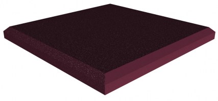 Jupiter Wedge Flat - JWF300 Flat Burgundy