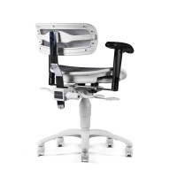 PhantomFocus eChair - Silver Mesh Porcelain version of the Stealth chair