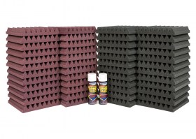 Pluto 2 Acoustic Treatment Kit - Burgundy