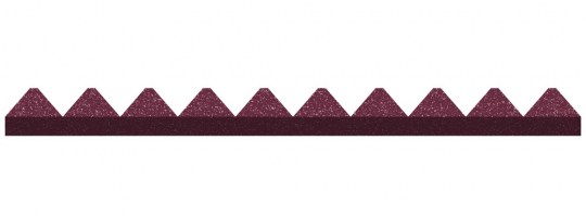 Saturn Pyramid  SP600-50 Side Burgundy