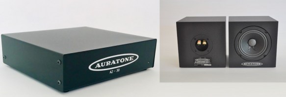 Auratone A2-30 Amplifier with Black 5C Monitor Speakers
