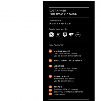 iOgrapher Filmmaking Case for iPad 9.7 - Fits iPad Air 1 & 2, 9.7 Pro, 9.7 5th & 6th Gen