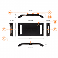 iOgrapher Filmmaking Case for iPad 9.7 - Fits iPad Air 1 & 2, 9.7 Pro, 9.7 5th & 6th Gen