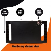 iOgrapher Filmmaking Case for iPad 10.5 w/ Lens Ring - Fits the 10.5 iPad Pro, 10.5 iPad Air 3, 10.2 7th and 8th Gen