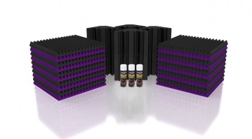 Mercury-3 Acoustic Treatment Kit - Charcoal / Purple