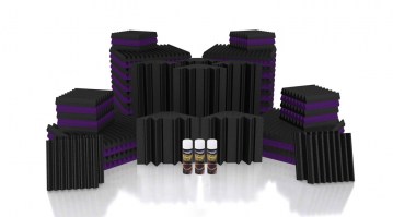 Mercury-4 Acoustic Treatment Kit - Charcoal / Purple